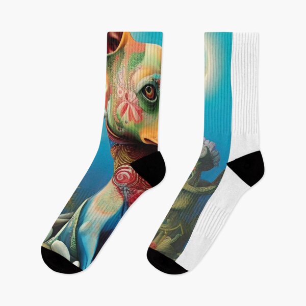 Item preview, Colorful, abstract dog wall art as prints, on canvas, or large posters. Wall art decor for your home. Choice of print sizes. designed and sold by JoelsCorner.