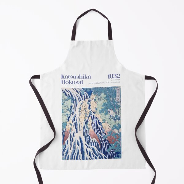Item preview, Falling Mist Waterfall at Mount Kurokami by Katsushika Hokusai designed and sold by evermore-design.