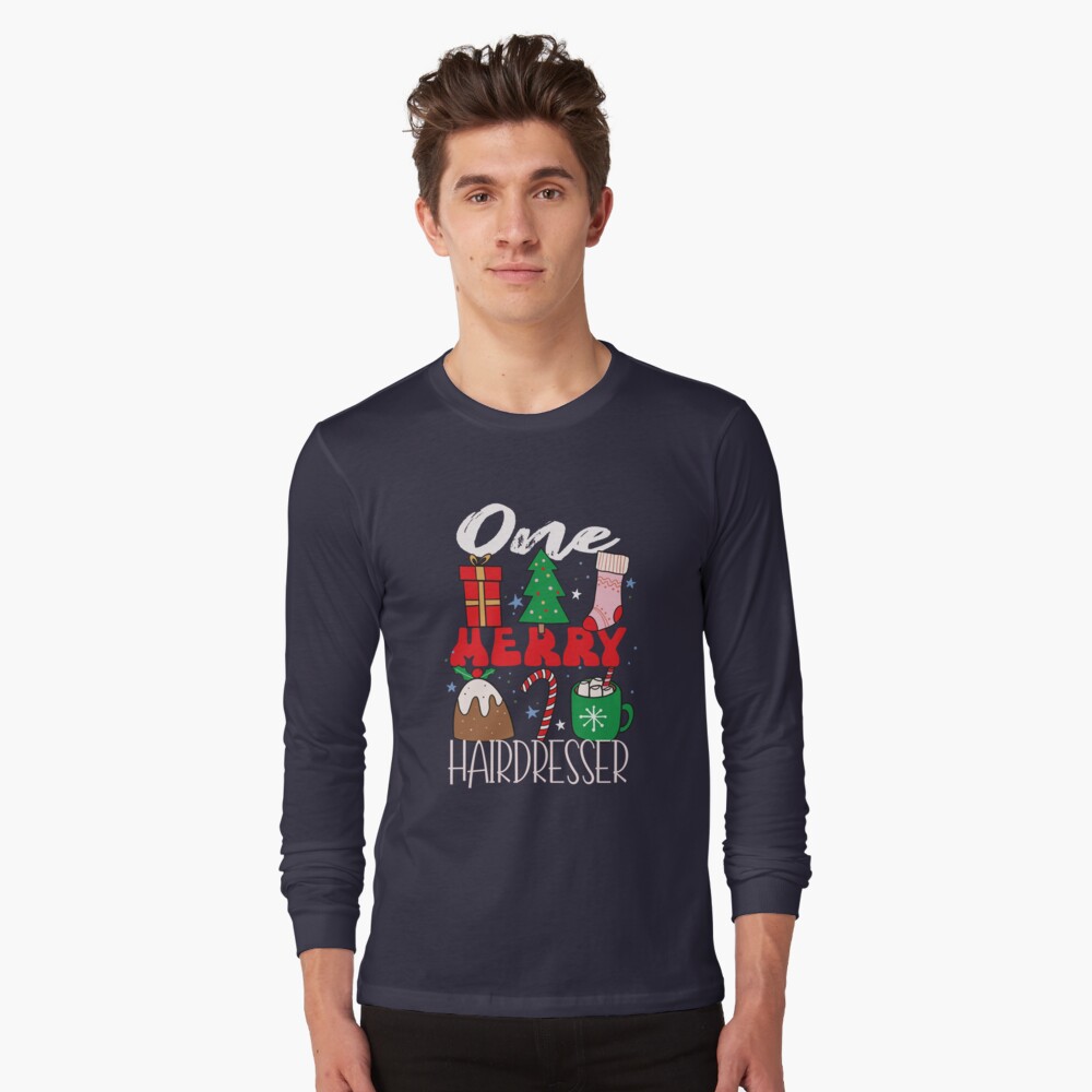 One Merry Hairdresser Funny Christmas Hair Stylist Pun