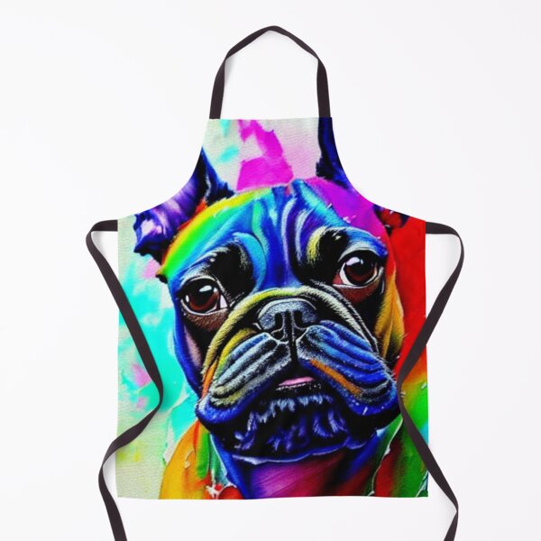 Item preview, RETRO DOG PORTRAIT ART -  FRENCH BULLDOG ART designed and sold by ArtzandDesignz.