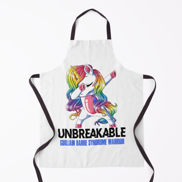 Item preview, Guillain Barre Syndrome Awareness - Unicorn Guillain Barre Syndrome Warrior Ribbon UNBREAKABLE designed and sold by Fernandezf.