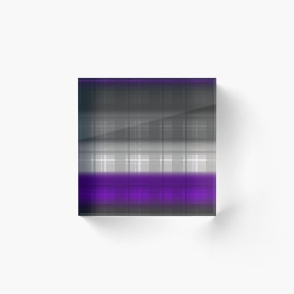 Item preview, Asexual Pride Plaid designed and sold by RayRayViolet.