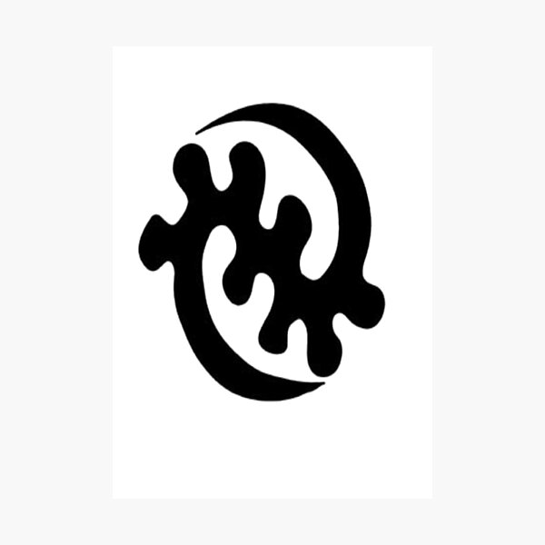 Ghanaian Adinkra Symbol Gye Nyame Photographic Print By Whoweare Redbubble 