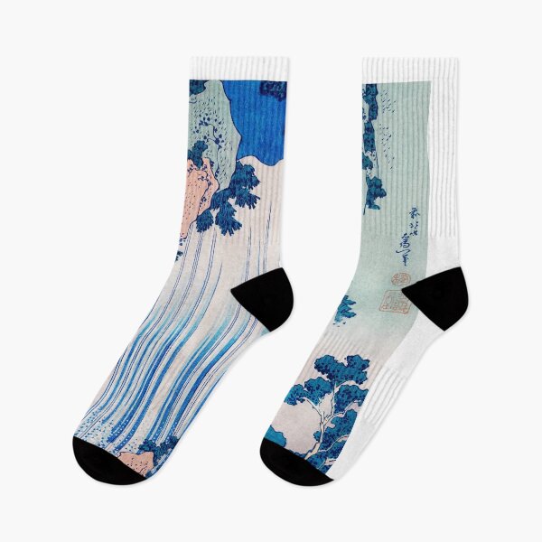 Item preview, Yoro Waterfall in Mino Province by Katsushika Hokusai designed and sold by evermore-design.