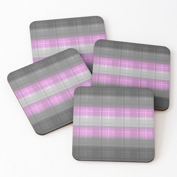 Aperçu de l'œuvre Demigirl Pride Plaid créée et vendue par RayRayViolet.