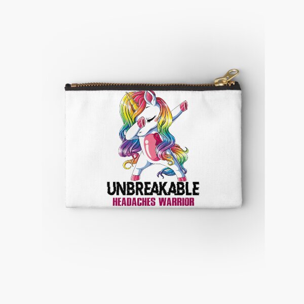 Item preview, Headaches Awareness - Unicorn Headaches Warrior Ribbon UNBREAKABLE designed and sold by Fernandezf.