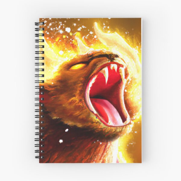 Item preview, A fiery cat designed and sold by AiArtist01.