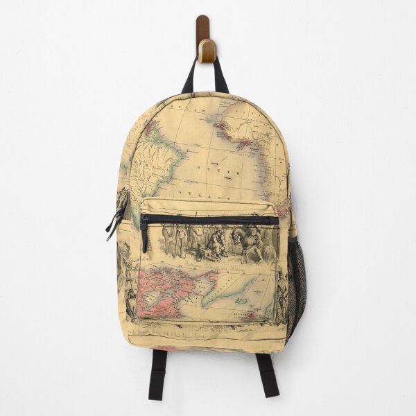 Item preview, British Empire Map -Throughout the World Exhibited in One View. 1850s, Victorian designed and sold by LordRivers.