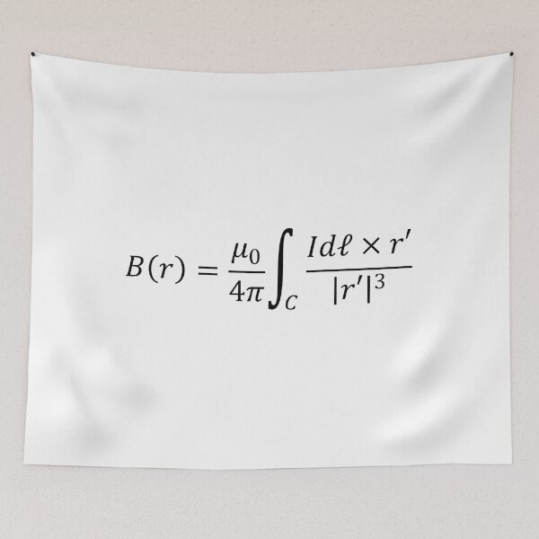 Item preview, Biot Savart Equation - Useful Formula For Calculating The Magnetic Field designed and sold by ScienceCorner.