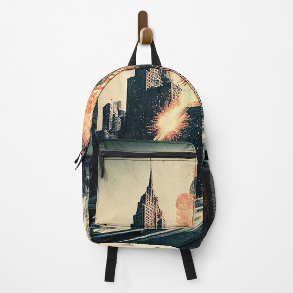 Item preview, Rocket strikes the world, No war style image designed and sold by mrlongfield.