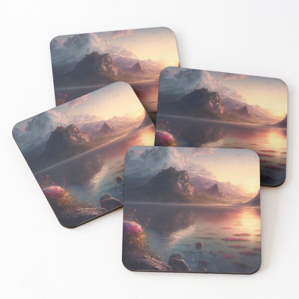 Item preview, Fantasy landscape in vintage tones designed and sold by MorningPanda.