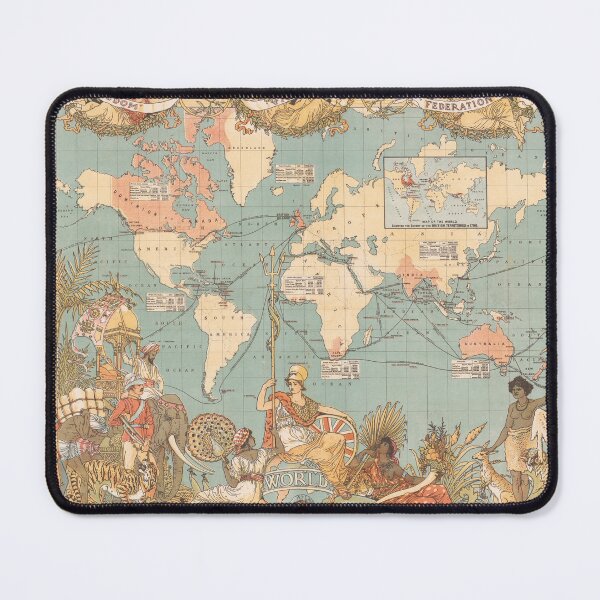 Item preview, Imperial Federation Map of the World Showing the Extent of the British Empire in 1886 designed and sold by LordRivers.