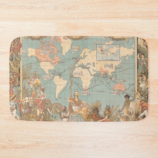 Item preview, Imperial Federation Map of the World Showing the Extent of the British Empire in 1886 designed and sold by LordRivers.