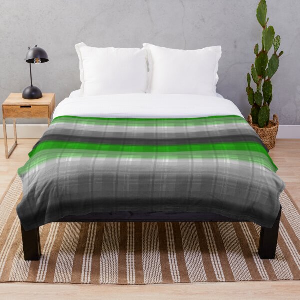 Artikelvorschau, Aromantic Pride Plaid entworfen und verkauft von RayRayViolet.