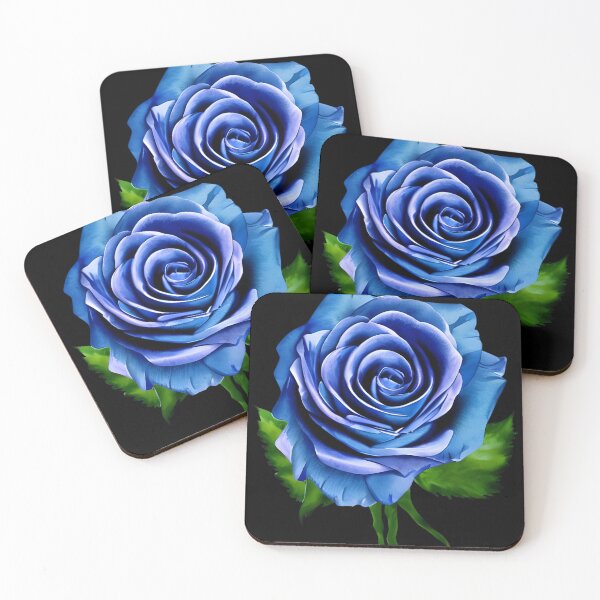 Item preview, Watercolour Blue Rose designed and sold by gramizzia.