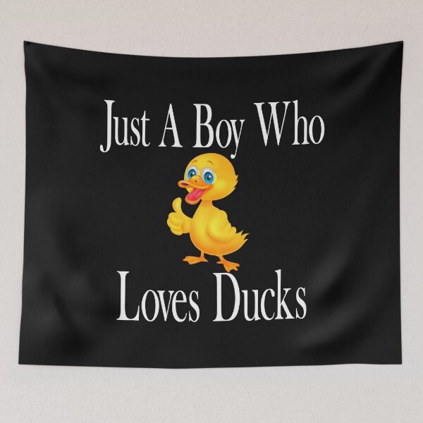 Item preview, Just A Boy Who Loves Ducks Rubber Duck Sweatshit designed and sold by CuteHigh01.