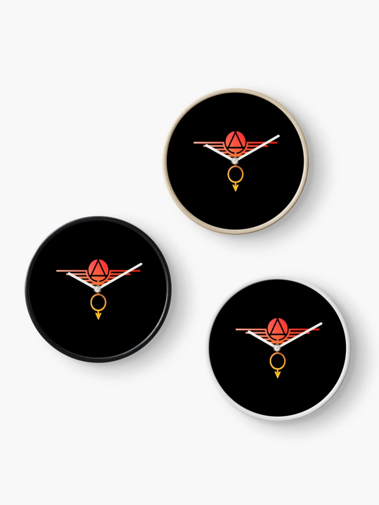 Thumbnail 3 of 4, Clock, Red Rising designed and sold by Game911.