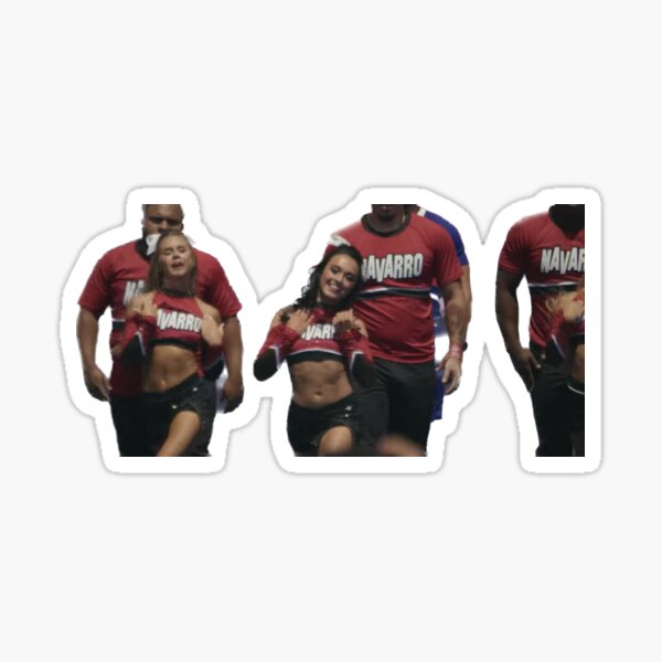 "Maddy Brum and Gillian Rupert Navarro College Cheer" Sticker for Sale