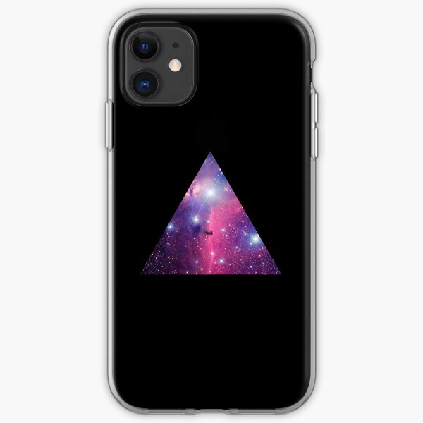 Purple Galaxy Triangle iPhone Soft Case
