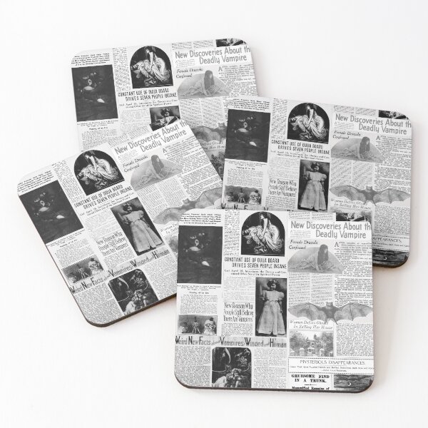 Item preview, Spooky Newspaper Clippings designed and sold by spookyhobbit.
