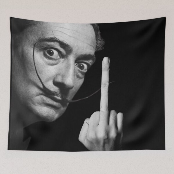 Artikelvorschau, Salvador Dali Mittelfinger-Porträt entworfen und verkauft von Teetans.