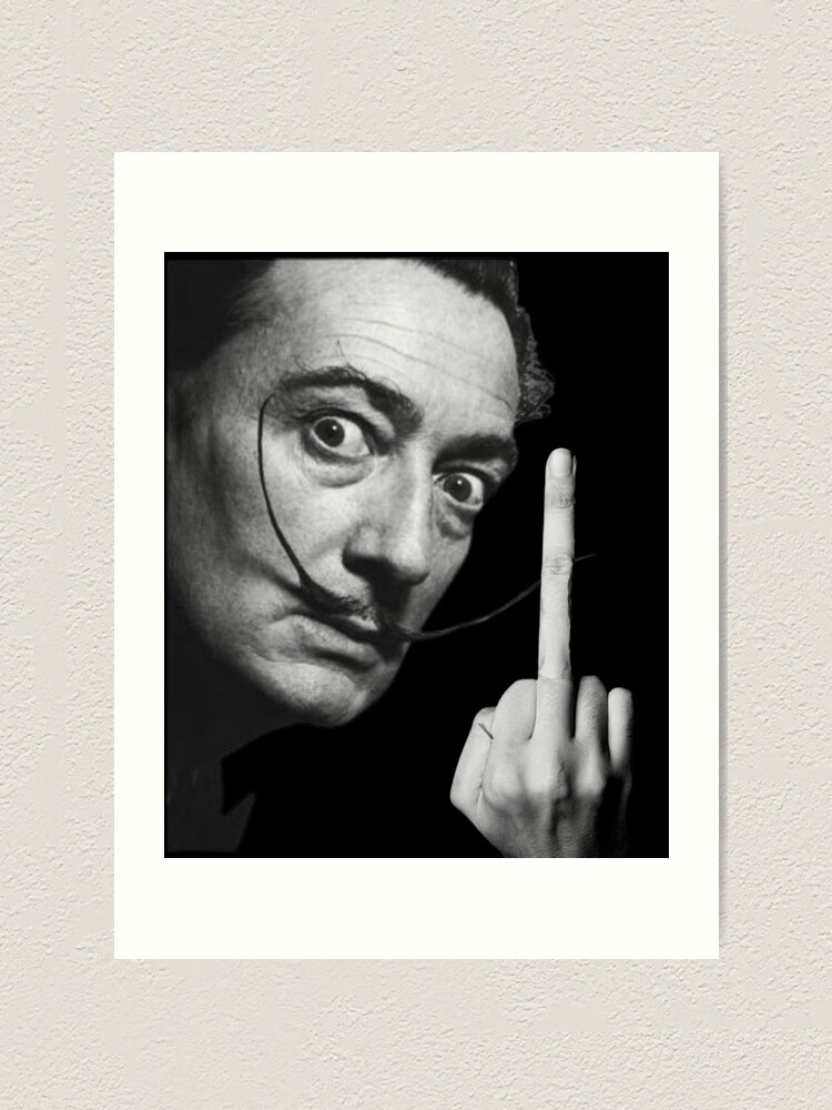 Salvador top Dali Portrait