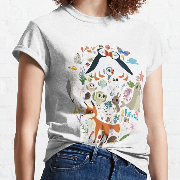 Puffin Rock gift for fans puffin rock characters Classic T-Shirt