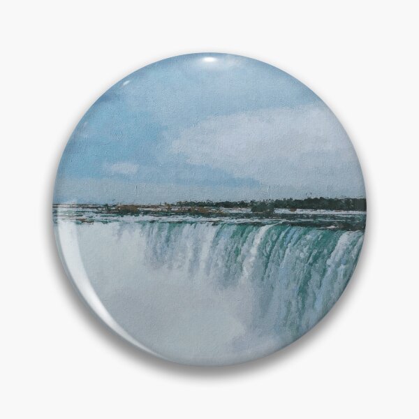 Item preview, Niagara Falls Landscape Oil Paint, Famous Waterfalls, Winter In Niagara Falls  designed and sold by Trendymotion.
