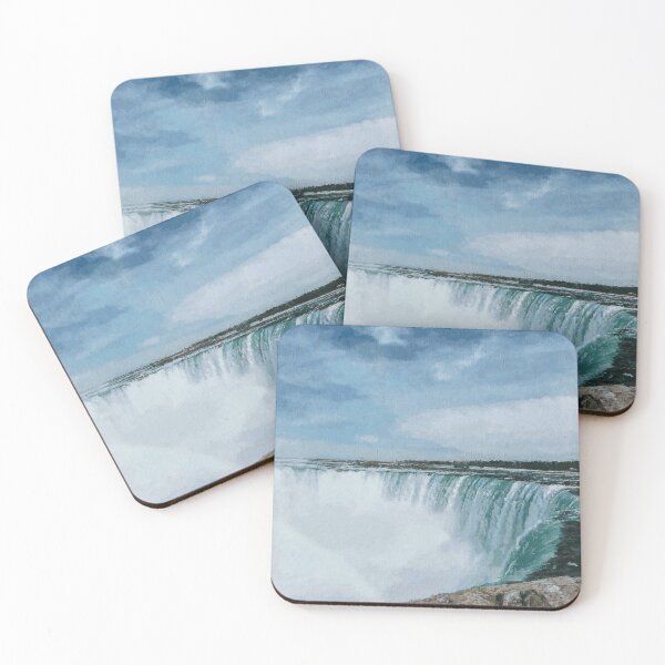 Item preview, Niagara Falls Landscape Oil Paint, Famous Waterfalls, Winter In Niagara Falls  designed and sold by Trendymotion.