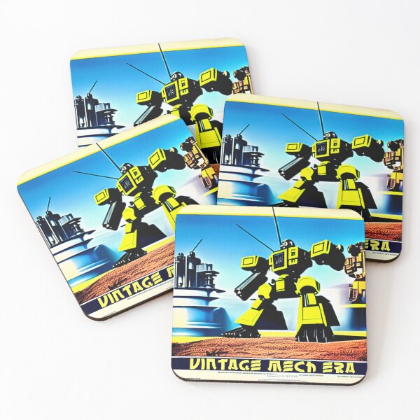 Item preview, Vintage Yellow Mecha 90s Style designed and sold by BAYFAIRE.