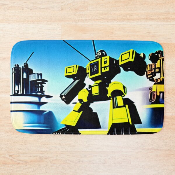 Item preview, Vintage Yellow Mecha 90s Style designed and sold by BAYFAIRE.