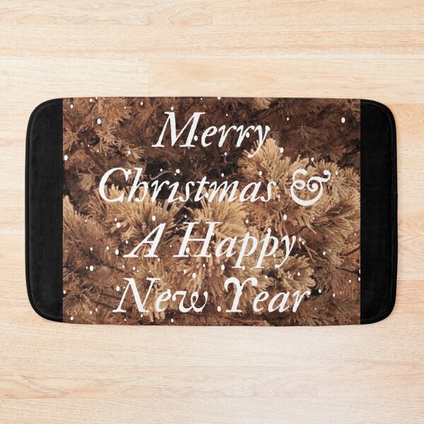 Item preview, Merry Christmas & A Happy New Year-Snowy Forest Picture designed and sold by CarefulCaptures.