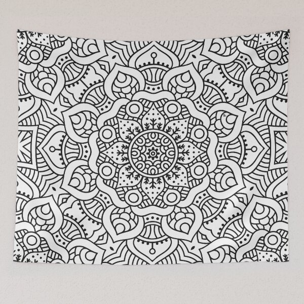 Item preview, The line Art _ Rangoli Edition designed and sold by AI-Collections.