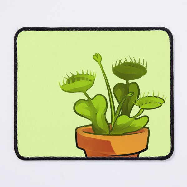 Item preview, Venuc flytrap exotic plant in a brown pot designed and sold by Teho Tune.