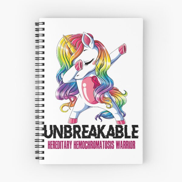 Item preview, Hereditary Hemochromatosis Awareness - Unicorn Hereditary Hemochromatosis Warrior Ribbon UNBREAKABLE designed and sold by Fernandezf.