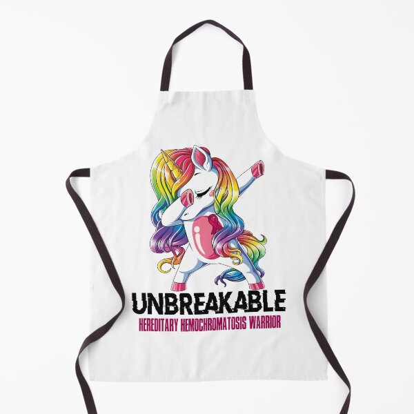 Item preview, Hereditary Hemochromatosis Awareness - Unicorn Hereditary Hemochromatosis Warrior Ribbon UNBREAKABLE designed and sold by Fernandezf.