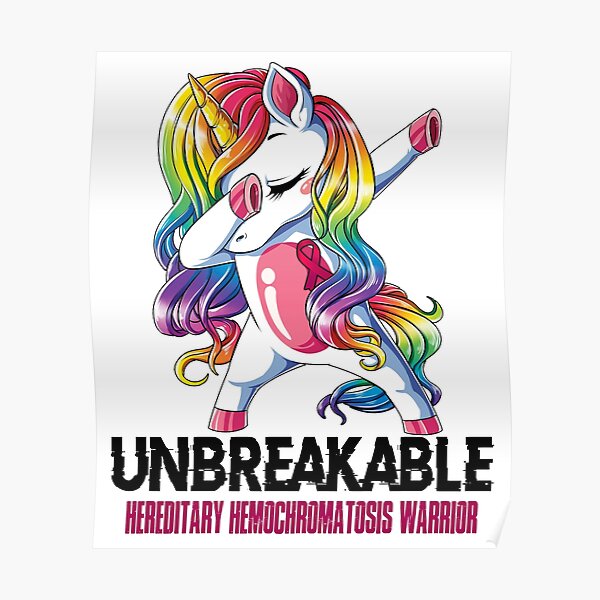 Hereditary Hemochromatosis Awareness Unicorn Hereditary