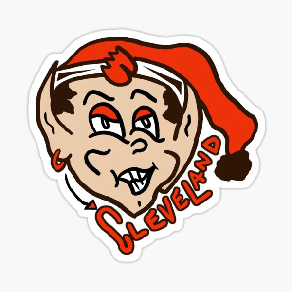 Cleveland Browns - Brownie the Elf decal - sticker