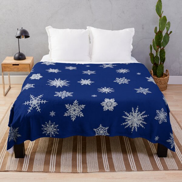 Item preview, Snowflakes on blue background designed and sold by Maria Singh.