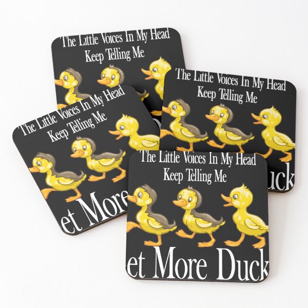 Item preview, The Little Voices In My Head Keep Telling Me Get More Ducks Sweatshirt  designed and sold by CuteHigh01.