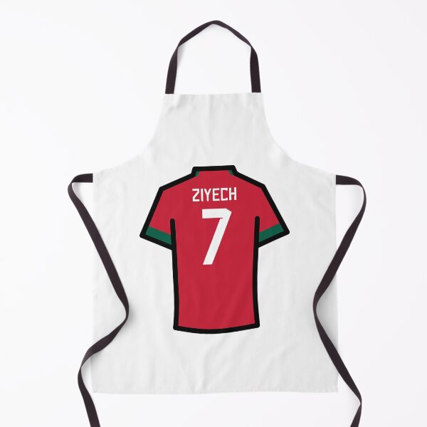 Item preview, Ziyech #7 MOR Red Green 22 Football Jersey designed and sold by Millustgfx.