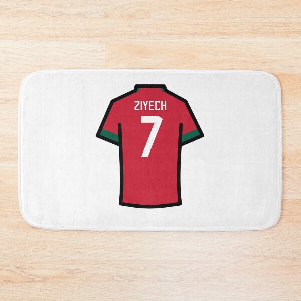 Item preview, Ziyech #7 MOR Red Green 22 Football Jersey designed and sold by Millustgfx.