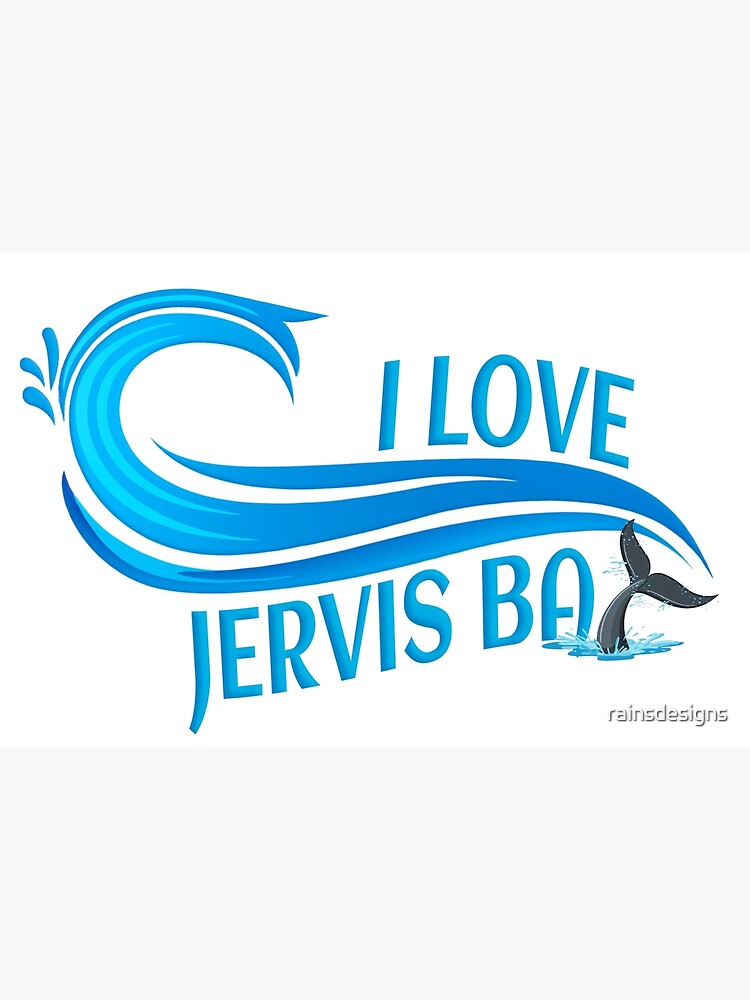 Thumbnail 2 of 2, Postcard, I Love Jervis Bay designed and sold by rainsdesigns.