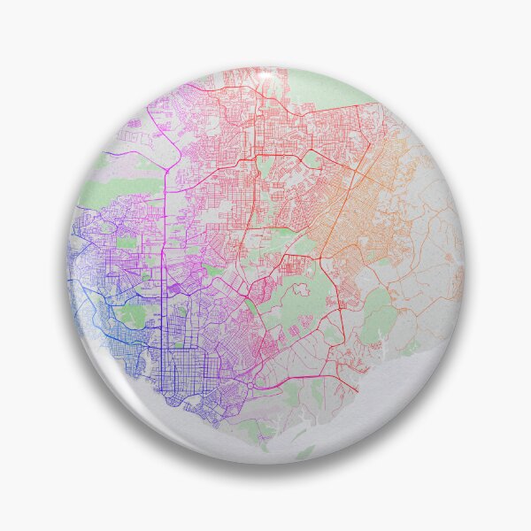 Item preview, Manaus City Map of Amazonas, Brazil - Colorful designed and sold by deMAP.