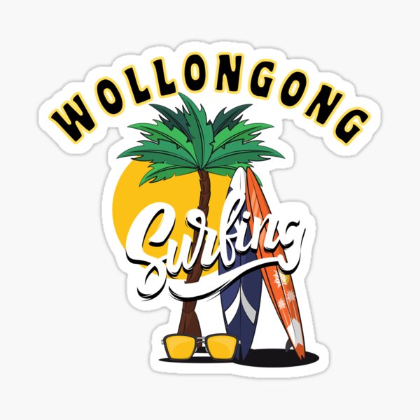 " WOLLONGONG" Sticker for Sale by starfishstuff Redbubble