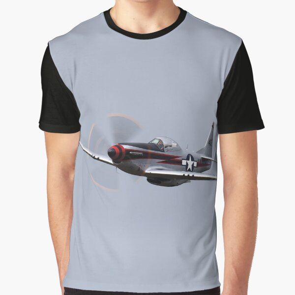 P-51D Mustang flyby Graphic T-Shirt