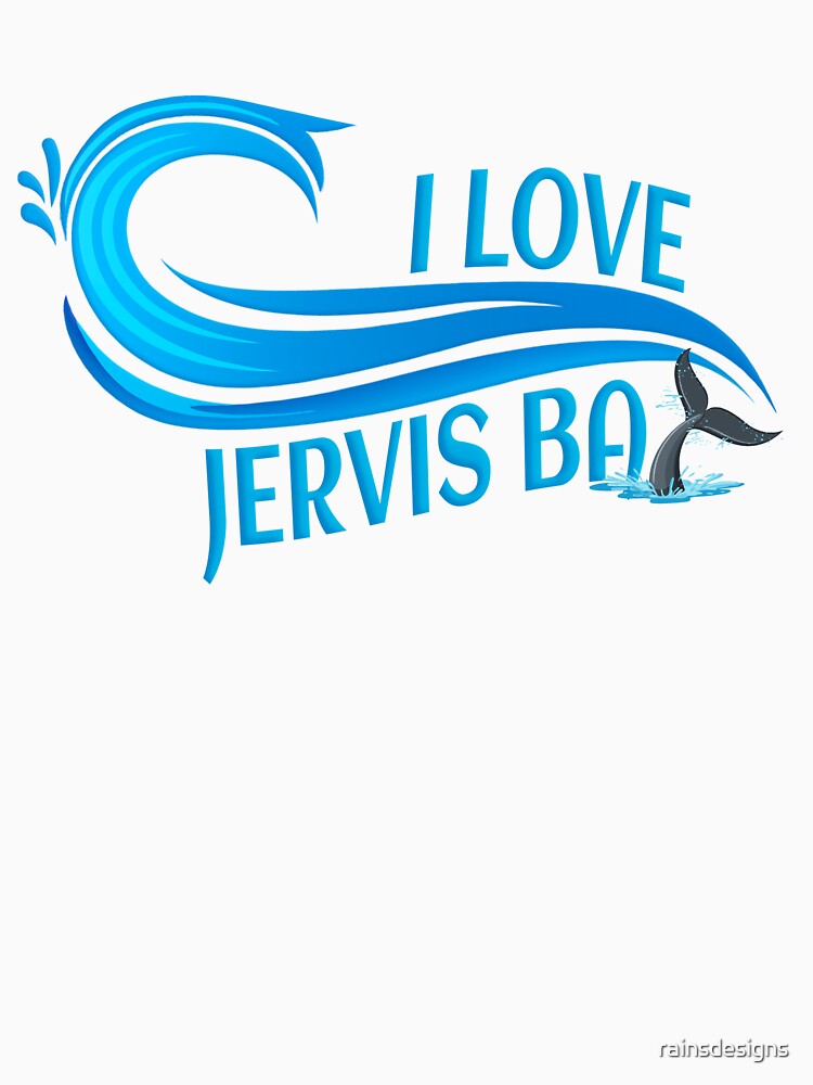 Thumbnail 7 of 7, Classic T-Shirt, I Love Jervis Bay designed and sold by rainsdesigns.