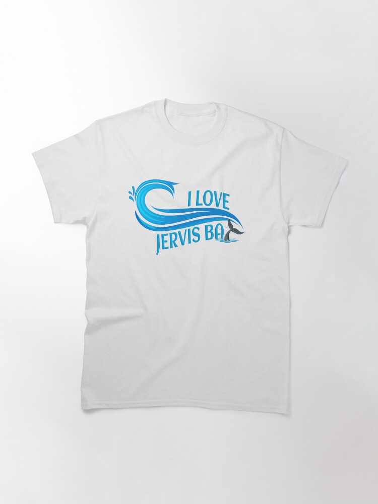 Thumbnail 2 of 7, Classic T-Shirt, I Love Jervis Bay designed and sold by rainsdesigns.