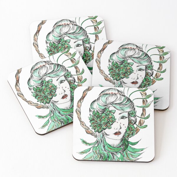 Item preview, Siren with a flower patch designed and sold by Oniroiatlier.