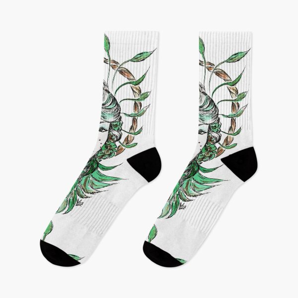 Item preview, Siren with a flower patch designed and sold by Oniroiatlier.